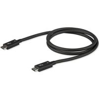 StarTech.com 0.8 m  Thunderbolt 3 naar Thunderbolt 3 kabel - 40Gbps - USB-C kabel - 100W PD - Dual 4K - TB3 gecertificeerd - TBLT34MM80CM - thumbnail
