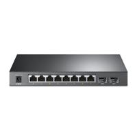 TP-Link TL-SG2210P Smart Switch met 10 poorten, met 8 PoE+ poorten (61 watt, centraal cloud-management, geïntegreerd in Omada-SDN, IPv6-ondersteuning, veilig netwerk), zwart - thumbnail