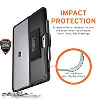 Urban Armor Gear Scout Handstrap Case Back cover Zwart Tabletcover - thumbnail