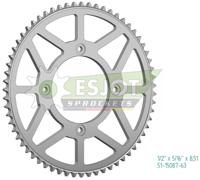 ESJOT Chain wheel 428 63z alu silver - thumbnail