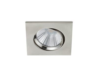Trio Led inbouwspotPamir Square 5,5w - 3000K - 8,5cm metaalgrijs - 650410107