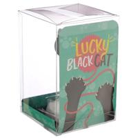 Geluk Zwarte Kat Zonnecel Solar Pal Figuur - thumbnail