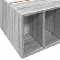 Bedframe bewerkt hout grijs sonoma eikenkleurig 100x200 cm - thumbnail