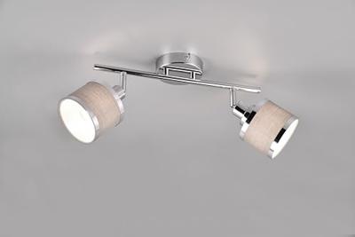 Trio Design opbouwspotArosa nikkel 2-lichts - 812100206