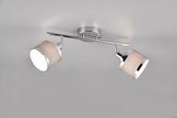 Trio Design opbouwspotArosa nikkel 2-lichts - 812100206 - thumbnail