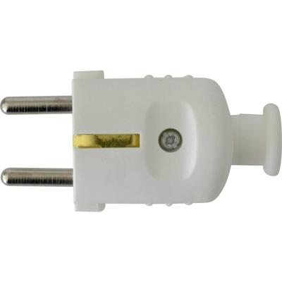 N & L 18386 Stekker met randaarde Kunststof 230 V Wit