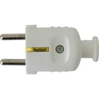 N & L 18386 Stekker met randaarde Kunststof 230 V Wit - thumbnail
