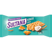Sultana Knapperige Biscuit Kokos 5 Stuks 207 g bij Jumbo - thumbnail