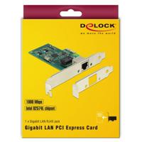 DeLOCK PCI Express Card > 1 x Gigabit LAN netwerkadapter - thumbnail