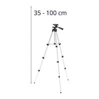 Steinberg Systems SBS-TRIPOD-103 Statief 349-1003 mm Draad 1/4 Inch Mobiele Telefoon Foto Camera Video Cross Lijn Laser - thumbnail