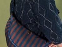 Pip Studio Freya Schoudertas Streep Blauw - thumbnail