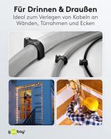 Goobay Kabelclip 8mm rond zwart box(100) - 4113233 - thumbnail
