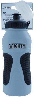 Mighty Falkx bidon zilver met anti-slip 600ml