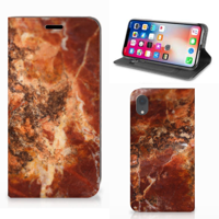 Apple iPhone Xr | Standcase | Marmer Bruin - thumbnail