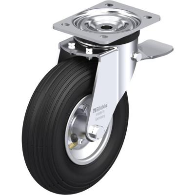 Blickle L-P 220R-ST Zwenkwiel met rem Wieldiameter: 220 mm Draagvermogen (max.): 100 kg 1 stuk(s)