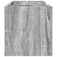 Bureau organiser 44,5x24x25 cm bewerkt hout grijs sonoma eiken - thumbnail