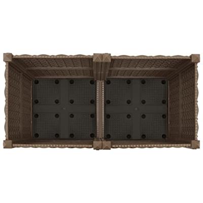 Plantenbak verhoogd 80x40x38 cm polypropyleen Plantenbak verhoogd 80x40x38 cm polypropyleen