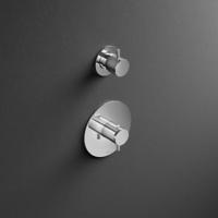 Hotbath Laddy Inbouw Thermostaat Met 1 Stopkraan 012R - Chroom - thumbnail