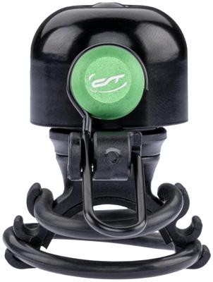 CONTEC fietsbel "diamond bing" ct mini bell diamond bing, black/green, uni CONTEC fietsbel "diamond bing" ct mini bell diamond bing, black/green, uni