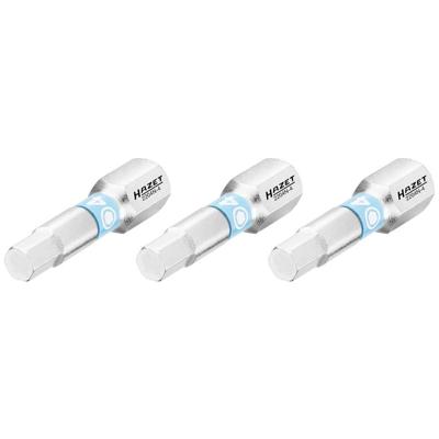 HAZET Bit 2204N-4/3 · 1/4 inch (6,3 mm) zeskant massief · Binnen-zeskant-profiel · 3-delig · SW 4 mm