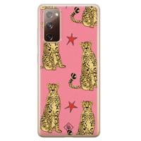 Samsung Galaxy S20 FE siliconen hoesje - The pink leopard - thumbnail