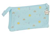 Pennenetui met 3 vakken Mickey Mouse Clubhouse Baby Licht Blauw 22 x 12 x 3 cm - thumbnail