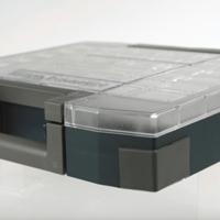 raaco Boxxser 55 5x5-15 Assortimentskoffer (l x b x h) 284 x 298 x 55 mm Aantal vakken: 15 Variabele onderverdeling Box Inhoud 1 stuk(s) - thumbnail