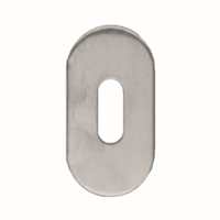 HDD Pro Sleutelplaatje Ovaal Shape Inox Plus - thumbnail
