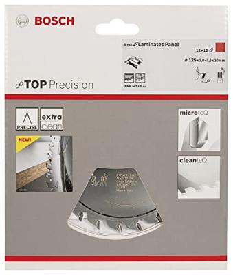 Bosch Accessoires Voorritsblad Top Precision Laminated Panel 125 x 20 x 2,83,6 mm, 12+12 1st - 2608642131 Bosch Accessoires Voorritsblad Top Precision Laminated Panel 125 x 20 x 2,83,6 mm, 12+12 1st - 2608642131