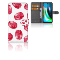 Motorola Moto G9 Play | E7 Plus | Book Cover | Pink Macarons - thumbnail