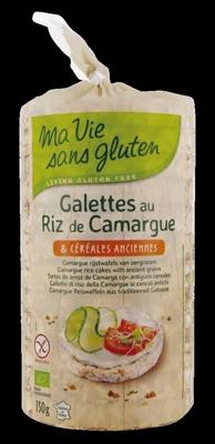 Camargue rijstwafels van oergranen glutenvrij bio 130 Gram
