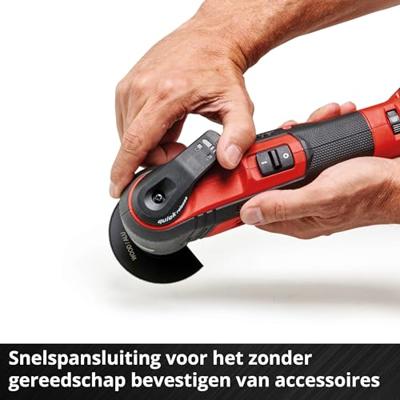 Einhell Professional TP-MG 18 Li BL 4465190 Multifunctioneel accugereedschap Brushless, Zonder accu, Zonder lader, Incl. accessoires Aantal meegeleverde accus: