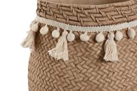 Plantenbakkenset Home ESPRIT Lichtbruin Cement Tropisch 30 x 29 x 25 cm - thumbnail