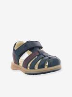 Leren jongenssandalen Platinium KICKERS® marineblauw - thumbnail
