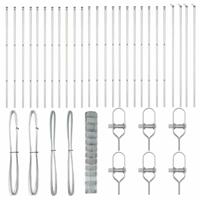 Weidehekwerk Zilver 50 x 1.2 m Gegalvaniseerd staal - thumbnail