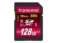 Transcend Ultimate SDXC-kaart Industrial 128 GB Class 10, UHS-I - thumbnail