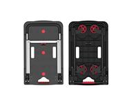 Transportkar pavo inklapbaar 137kg zwart - thumbnail