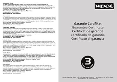 Douchekop Wenko basic ABS 10 cm