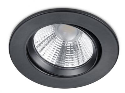 Trio Led inbouwspotPamir Round 5,5w - 3000K - 8,5cm zwart - 650510132