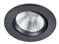 Trio Led inbouwspotPamir Round 5,5w - 3000K - 8,5cm zwart - 650510132 - thumbnail