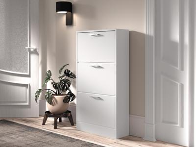 Schoenenkast ROZALA 3 deuren wit Schoenenkast ROZALA 3 deuren wit