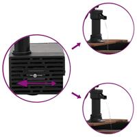 VidaXL Waterfontein met pomp 57x57x53 cm massief vurenhout - thumbnail