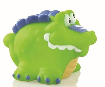 Nuby Spuitende badspeeltjes: Krokodil, Olifant en Eend - 4m+