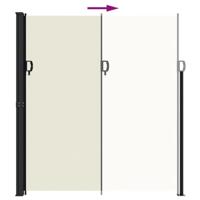 VidaXL Windscherm uittrekbaar 220x300 cm crèmekleurig - thumbnail