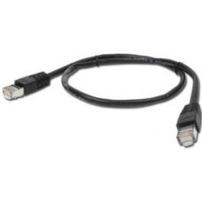 S/FTP Cat6A patchkabel LSZH, zwart 3 meter S/FTP Cat6A patchkabel LSZH, zwart 3 meter