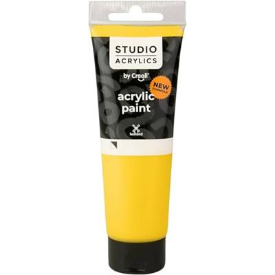 Creall Studio Acrylverf, semi-dekkend, primary yellow (06), 120 ml/ 1 fles Creall Studio Acrylverf, semi-dekkend, primary yellow (06), 120 ml/ 1 fles