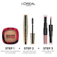 L'Oreal Paris Infaillible 24H Fresh Wear Powder Foundation 120 Vanilla - Lichte huid warm gele ondertoon. - thumbnail