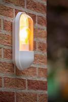 Lucide CAPSULE - Wandlamp Binnen/Buiten - 1xE27 - IP54 - Wit - thumbnail