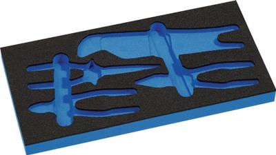 Promat/Tecwerk Gereedschapsmodule | lege inleg 1/3-module | 4000 871 230, 4-delig - 4000871208