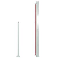 Windscherm uittrekbaar 140x300 cm rood - thumbnail